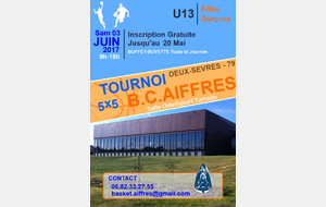 TOURNOI U13 FILLES ET GARCONS