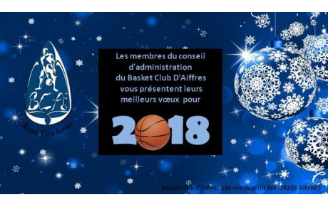 BONNE ANNÉE 2018