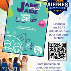 J'aime mon asso, j'aide le Basket Club d'Aiffres !